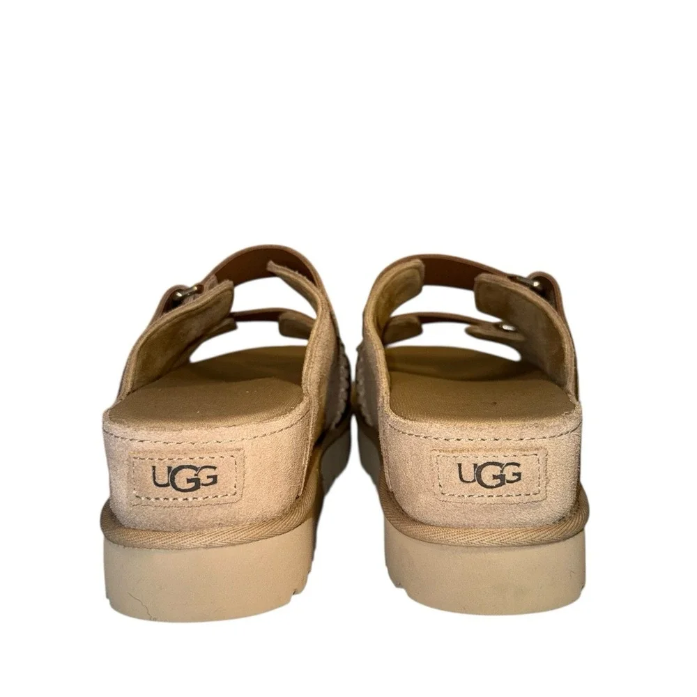 UGG Goldenstar HI Slide Chestnut‎ Platform Sandal Women's US size 11 - Picture 2 of 6